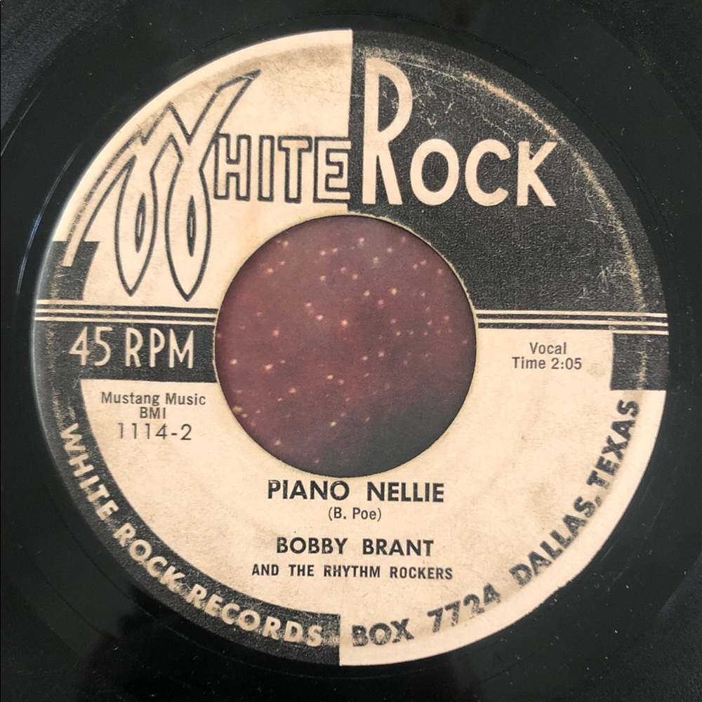 Bobby Brant Vinyl 45 Record Piano Nellie/I Found A New Love